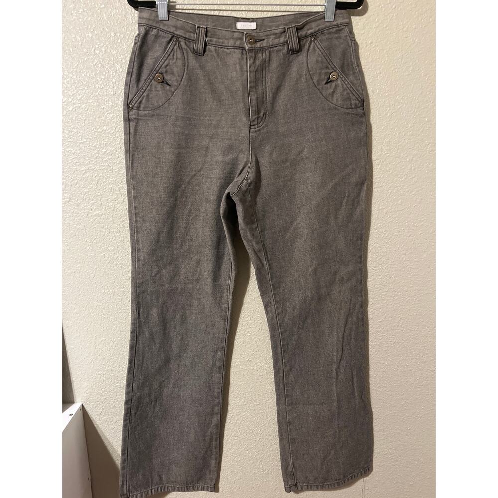 Liz Claiborne Tabitha Gray & Black Jeans - Women's Size 10